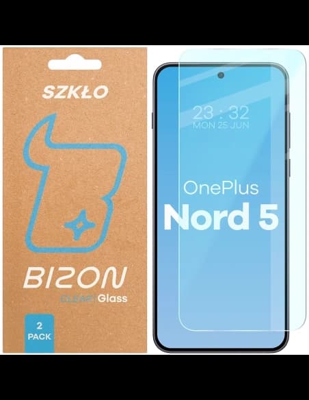 Bizon Glass Clear Duo OnePlus Nord 5 [2 PACK]