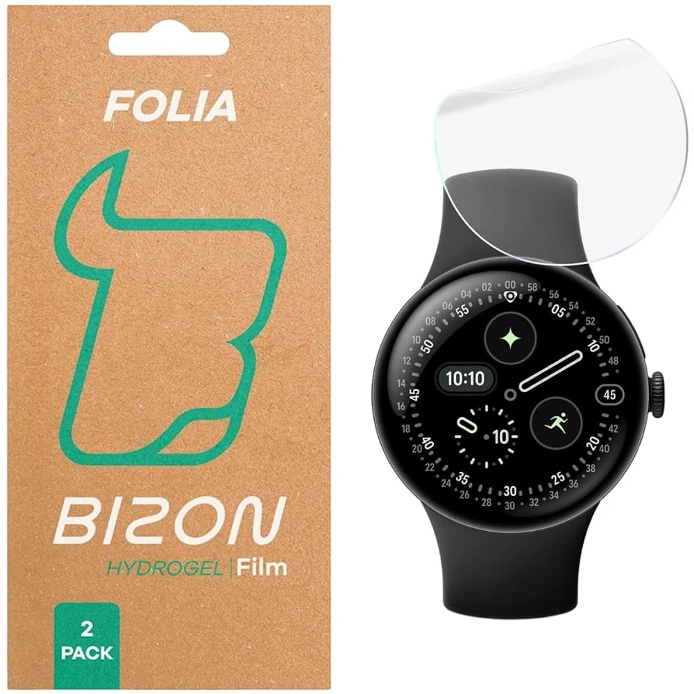Bizon Skleněná Hodinka Hydrogel Duo Google Pixel Watch 4 45mm [2 BALENÍ] - 1