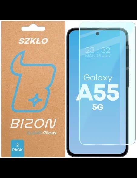 Bizon Glass Clear Duo Samsung Galaxy A55 5G [2 PACHET]