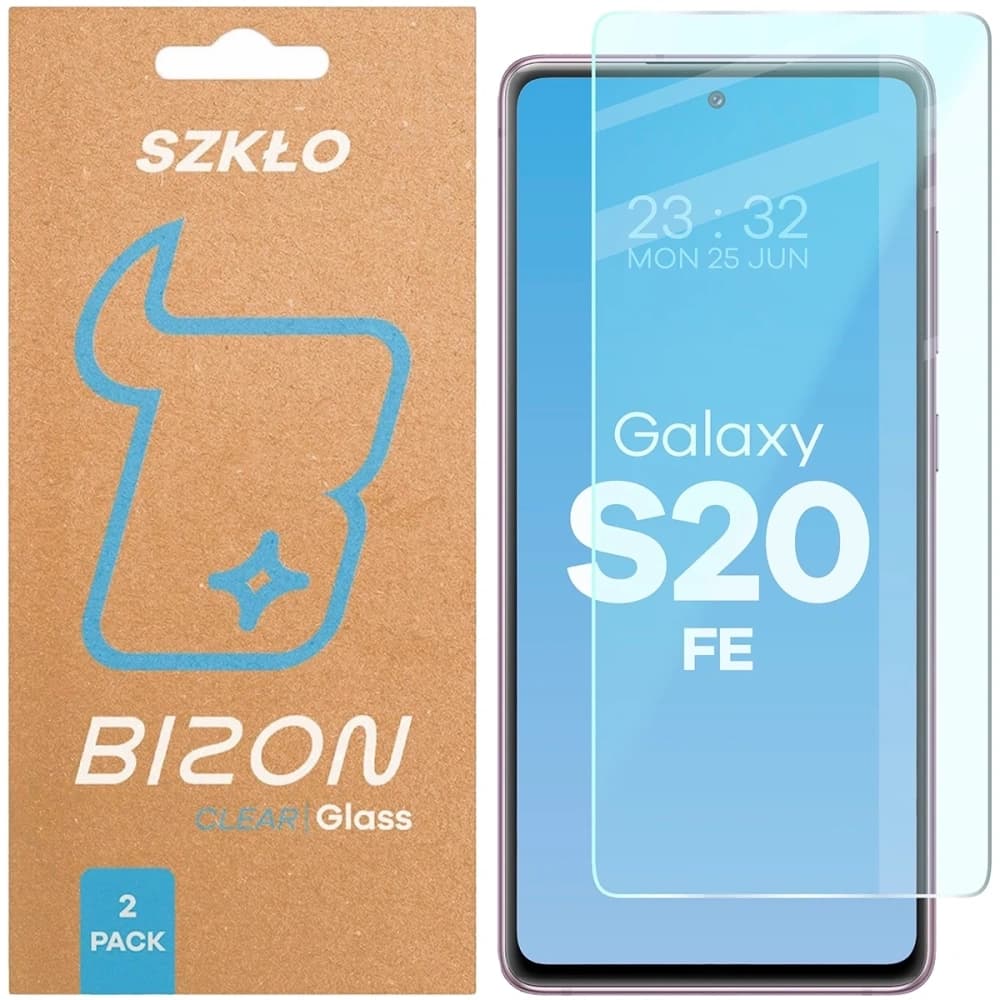 Bizon Glass Clear Duo Samsung Galaxy S20 FE [2 PACK] - 1
