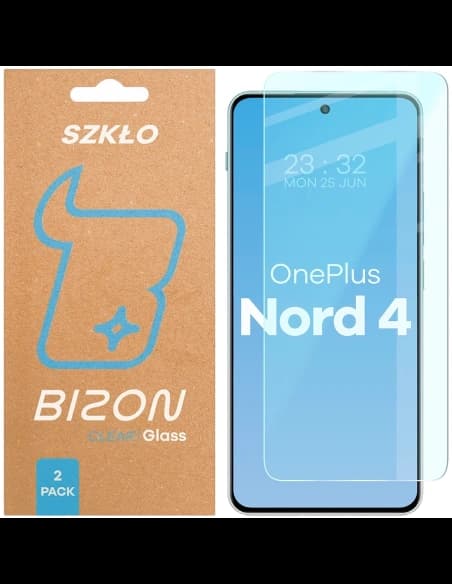 Bizon Glass Clear Duo OnePlus Nord 4 [2 PACK]