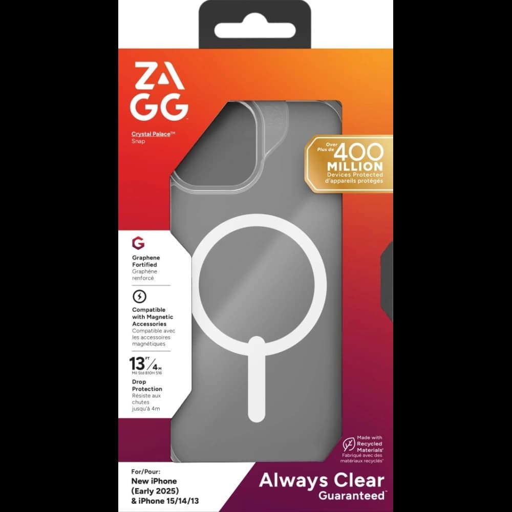 ZAGG Crystal Palace Snap Apple iPhone 16e / 15 / 14 / 13 MagSafe (průhledný) - 4