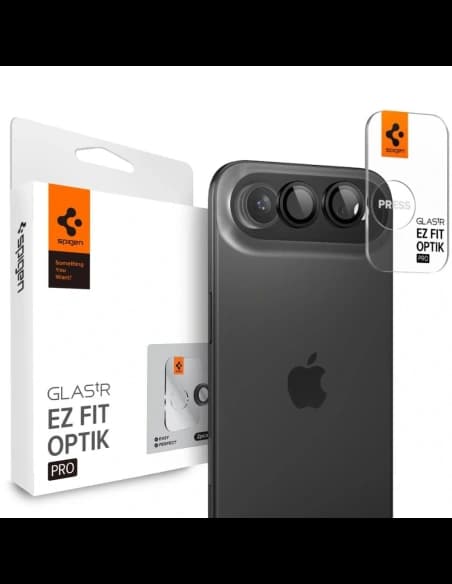 Spigen Optik Pro Glas.tr ez Fit Camera Protector Apple iPhone Air Black [2 PACK]