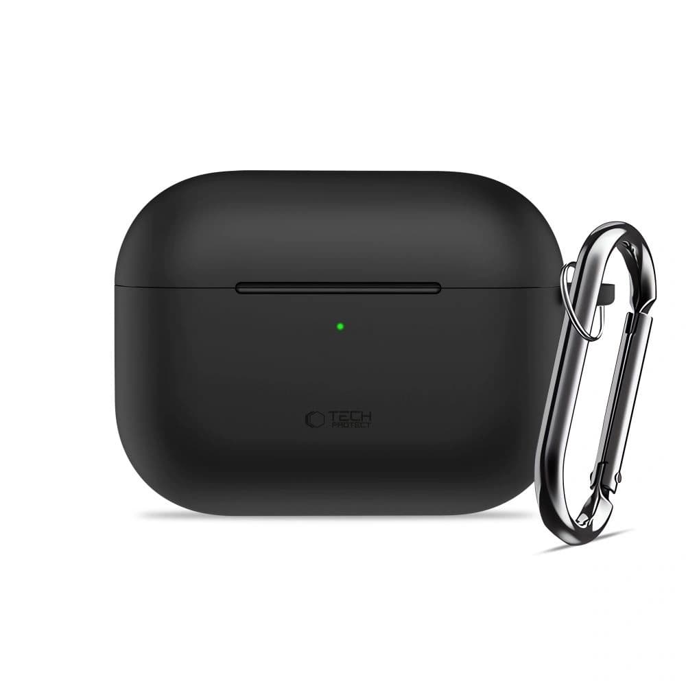 Tech-Protect Cârlig din Silicon pentru Apple AirPods Pro 3 Negru - 2