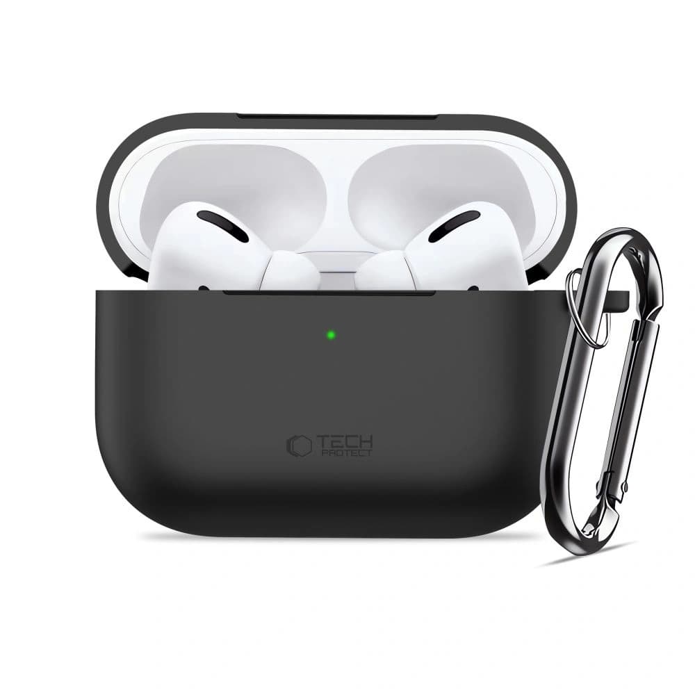 Tech-Protect Cârlig din Silicon pentru Apple AirPods Pro 3 Negru - 3
