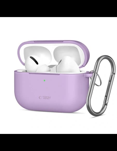 Tech-Protect Silikon-Haken für Apple AirPods Pro 3 Lavendel