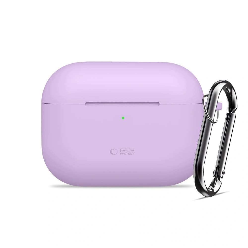 Tech-Protect Cârlig din Silicon pentru Apple AirPods Pro 3 Lavandă - 2