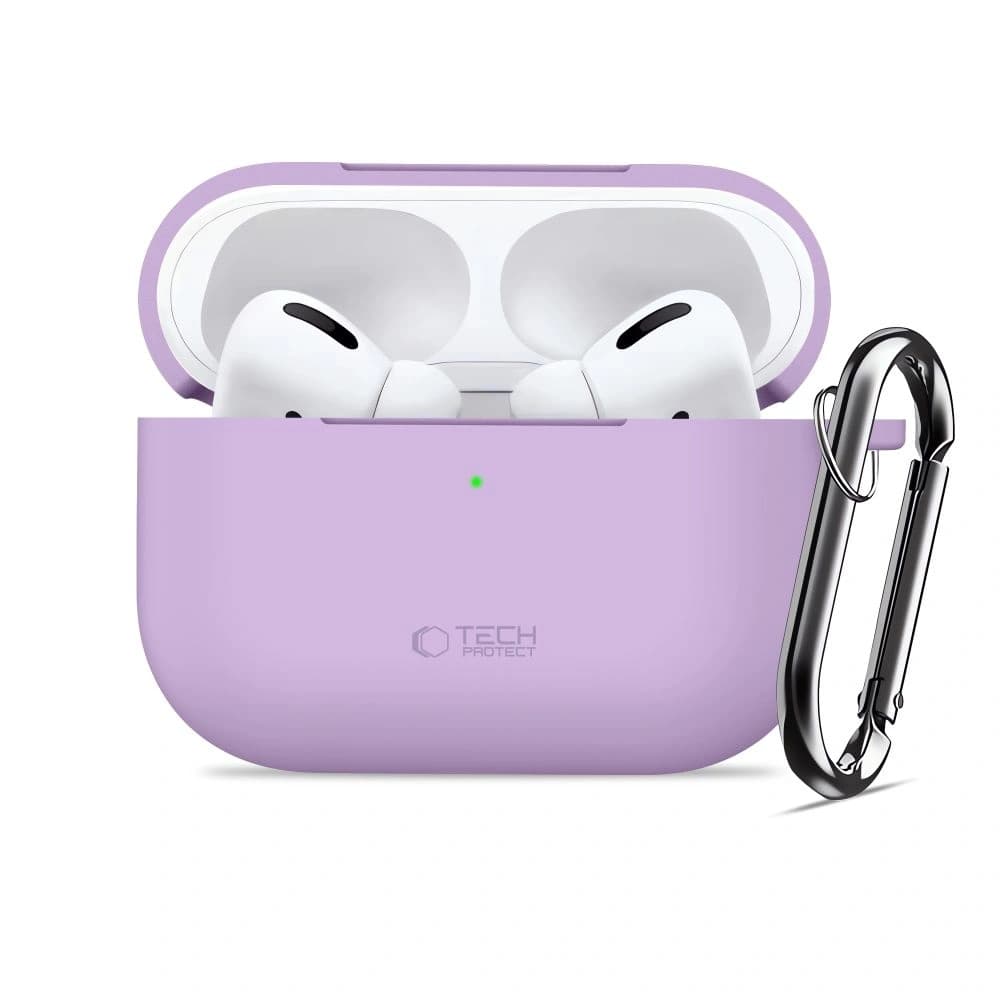 Tech-Protect Cârlig din Silicon pentru Apple AirPods Pro 3 Lavandă - 3