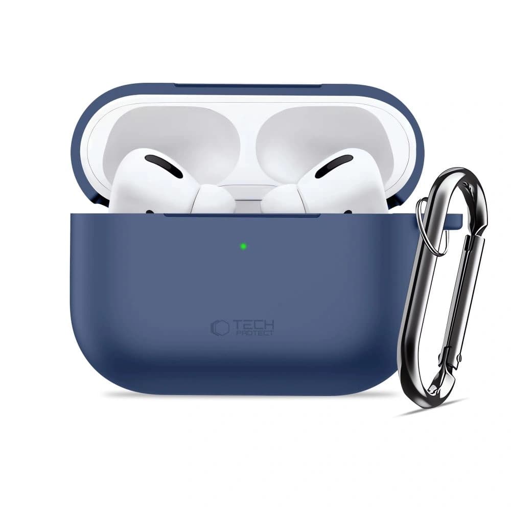 Tech-Protect silikonový háček pro Apple AirPods Pro 3 námořnická modrá - 3
