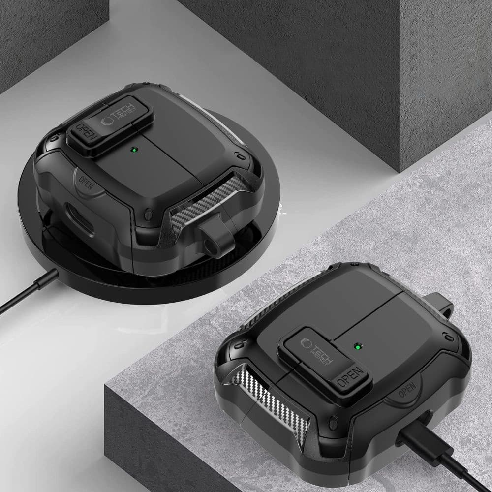 Tech-Protect Carbonox MagSafe Samsung Galaxy Buds 3 / 3 FE / 3 Pro Black - 5