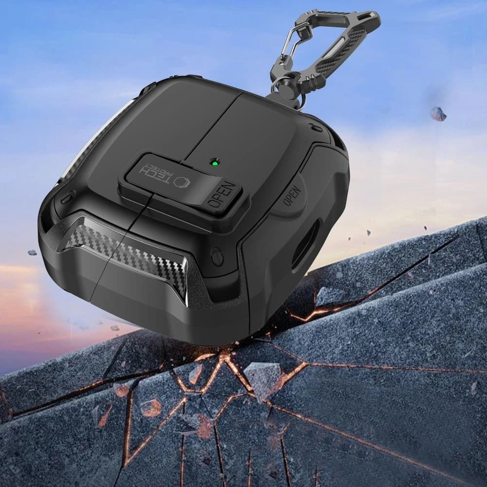 Tech-Protect Carbonox MagSafe Samsung Galaxy Buds 3 / 3 FE / 3 Pro Black - 7