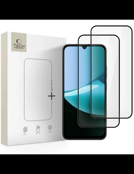 Tech-Protect Glass Fit+ Xiaomi Redmi 15c / Poco C85 173mm Schwarz [2 PACK]