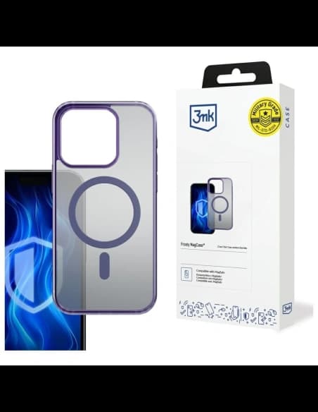 3MK Frosty MagCase Apple iPhone 13 Pro lila