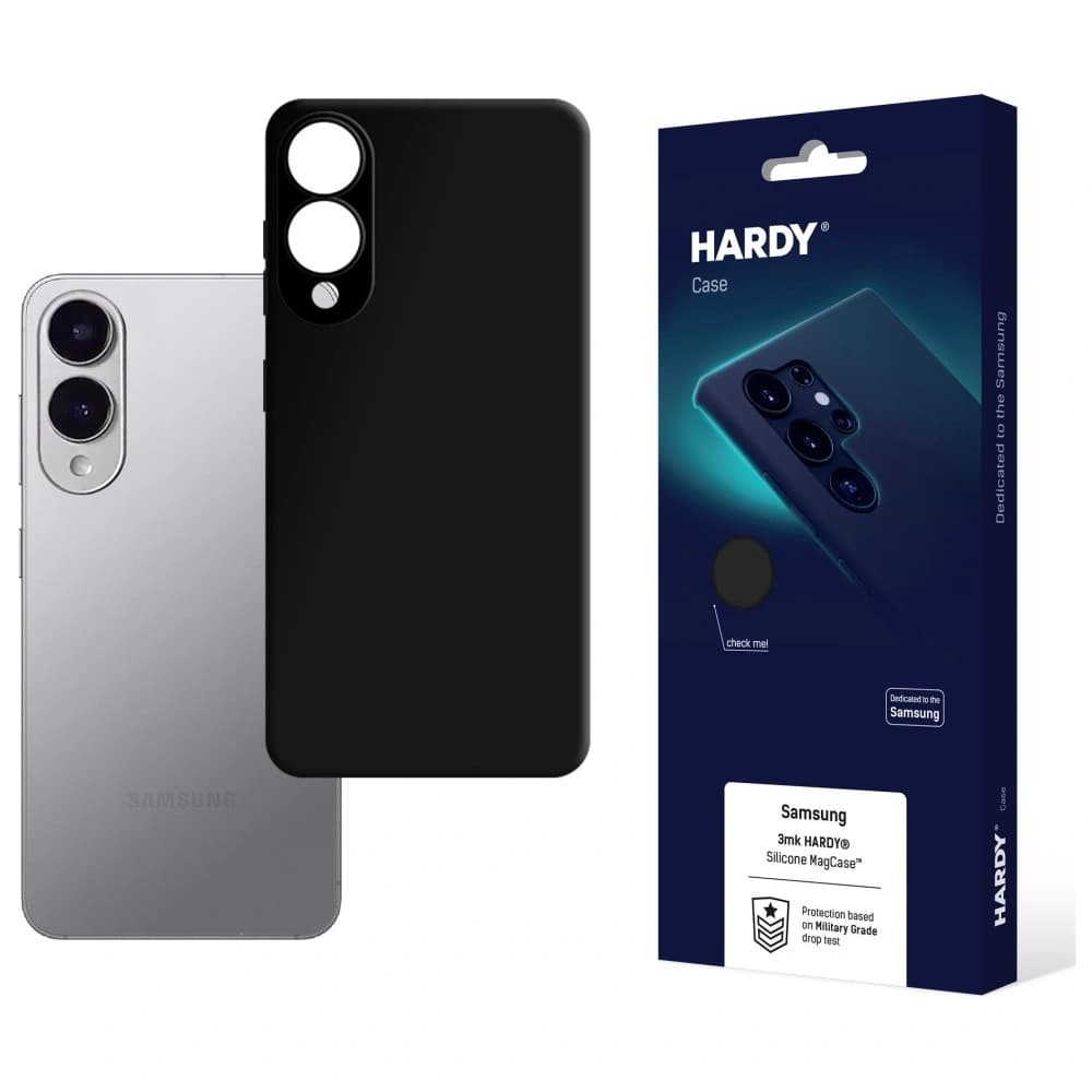 3MK HARDY Silikon MagCase Samsung Galaxy S25 Edge schwarz - 1