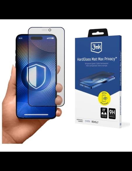 3MK HardGlass Matt Max Privacy Apple iPhone 17 Pro Max