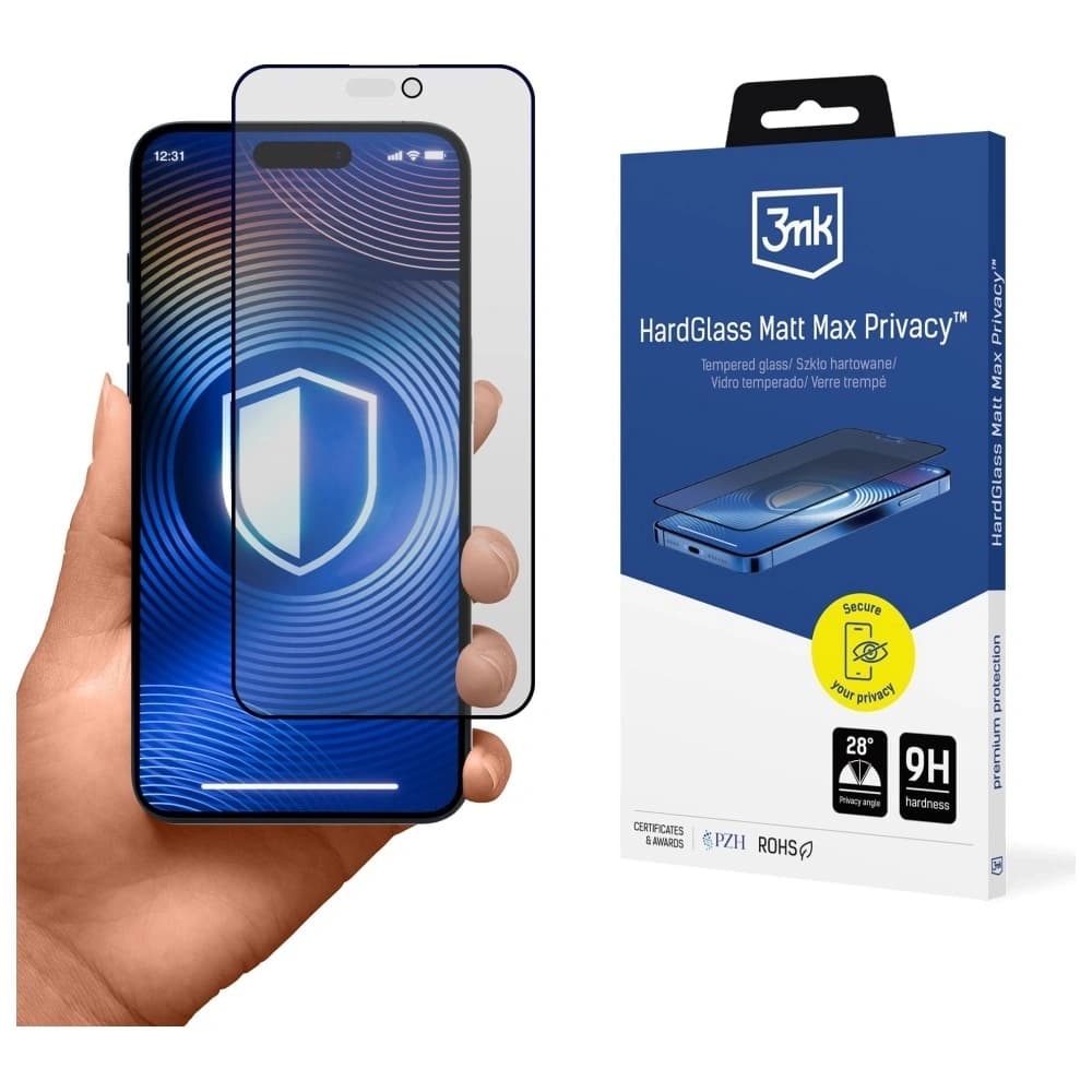 3MK HardGlass Matt Max Privacy Apple iPhone 17 Pro Max