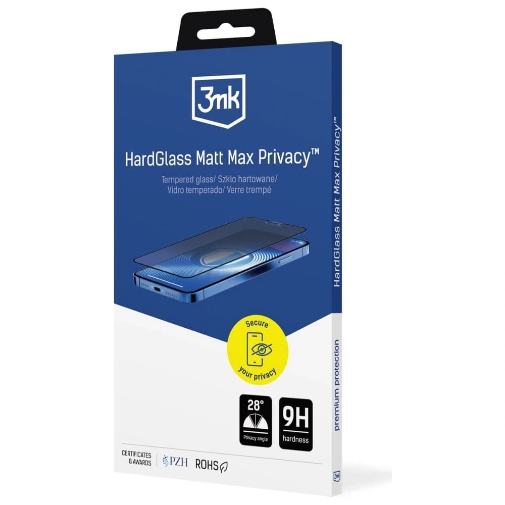 3MK HardGlass Matt Max Privacy Apple iPhone 17 Pro Max - 8