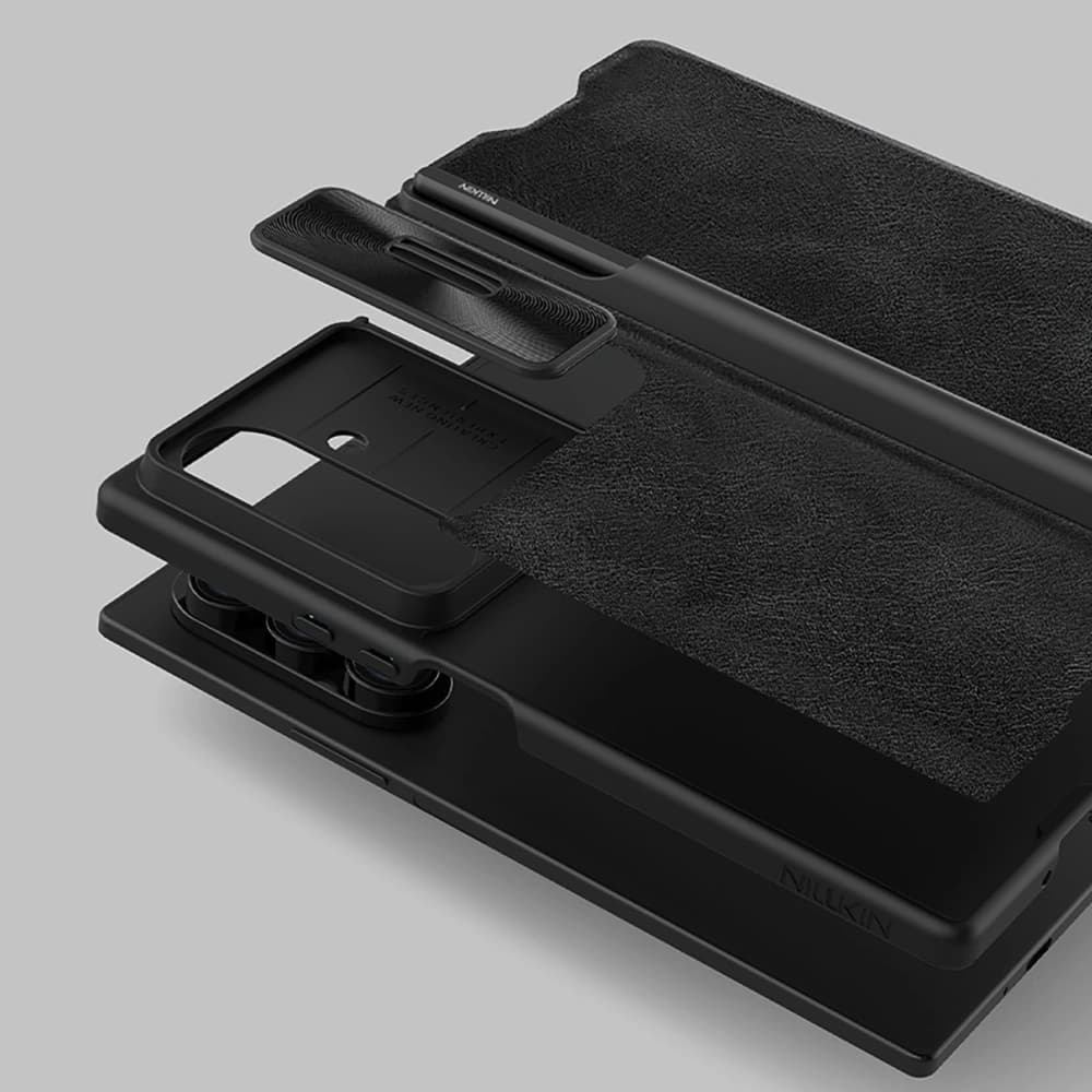Nillkin Qin Pro do Samsung Galaxy Z Fold 7 with a slot for the S Pen black - 14