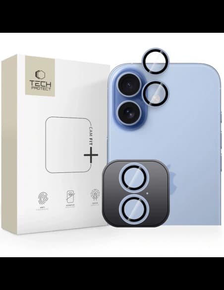 Tech-Protect Camring Fit+ Apple iPhone 17 Mlhově modrá