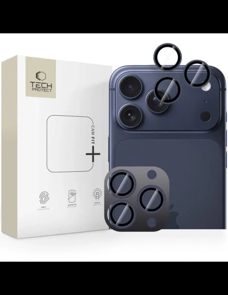 Tech-Protect Camring Fit+ Apple iPhone 14 Pro / 14 Pro Max / 15 Pro / 15 Pro Max / 16 Pro / 16 Pro Max / 17 Pro / 17 Pro Max Tiefblau