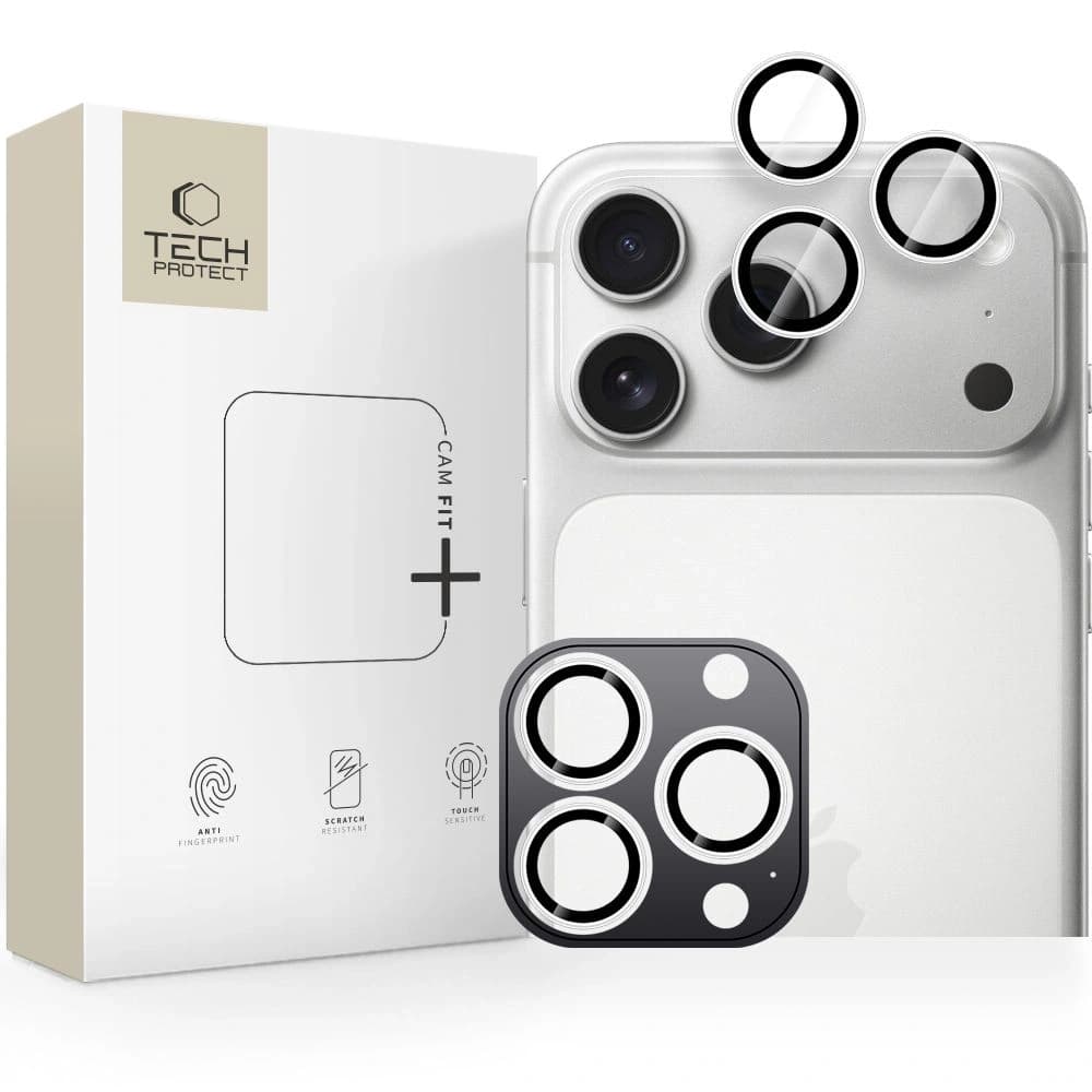 Tech-Protect Camring Fit+ Apple iPhone 14 Pro / 14 Pro Max / 15 Pro / 15 Pro Max / 16 Pro / 16 Pro Max / 17 Pro / 17 Pro Max Silber - 1