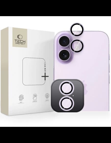 Tech-Protect Camring Fit+ Apple iPhone 17 Levandulový