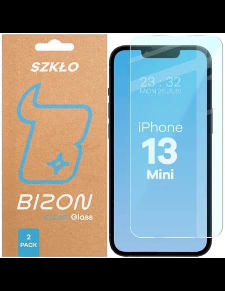 Bizon Glass Clear Duo Apple iPhone 13 Mini [2 PACHET]