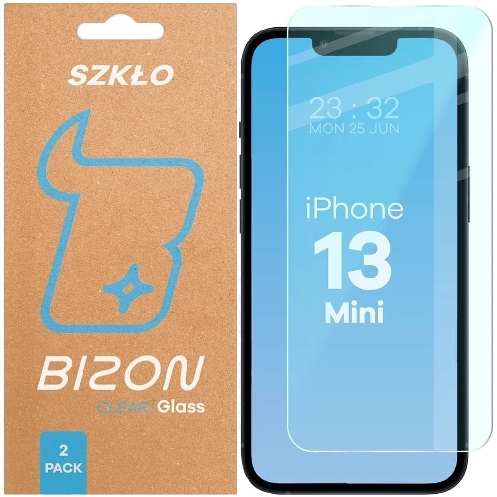 Bizon Glass Clear Duo Apple iPhone 13 Mini [2 PACHET] - 1