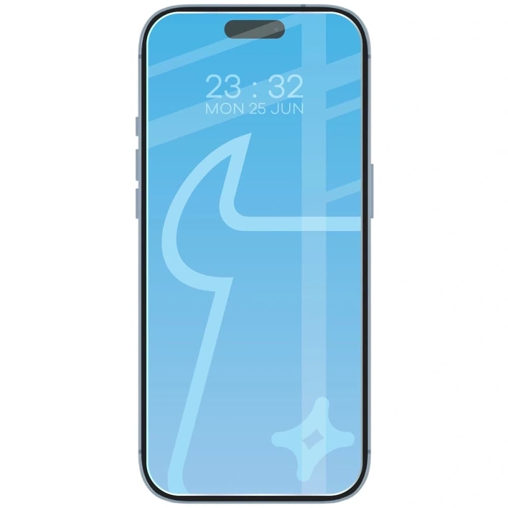 Bizon Glass Clear Duo Apple iPhone Air [2 PACHET] - 3