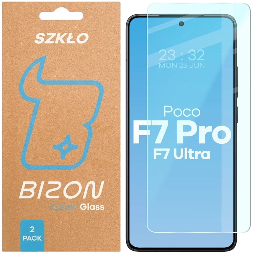 Bizon Glass Clear Duo Xiaomi POCO F7 Pro / F7 Ultra [2 CSOMAG] - 1