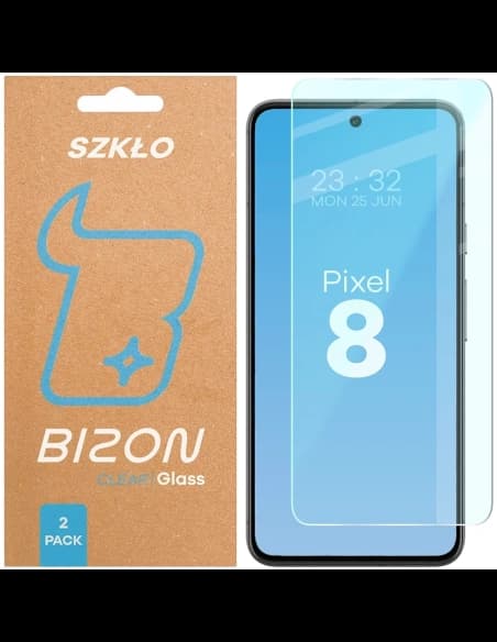 Bizon Glass Clear Duo Google Pixel 8 [2 PACHET]
