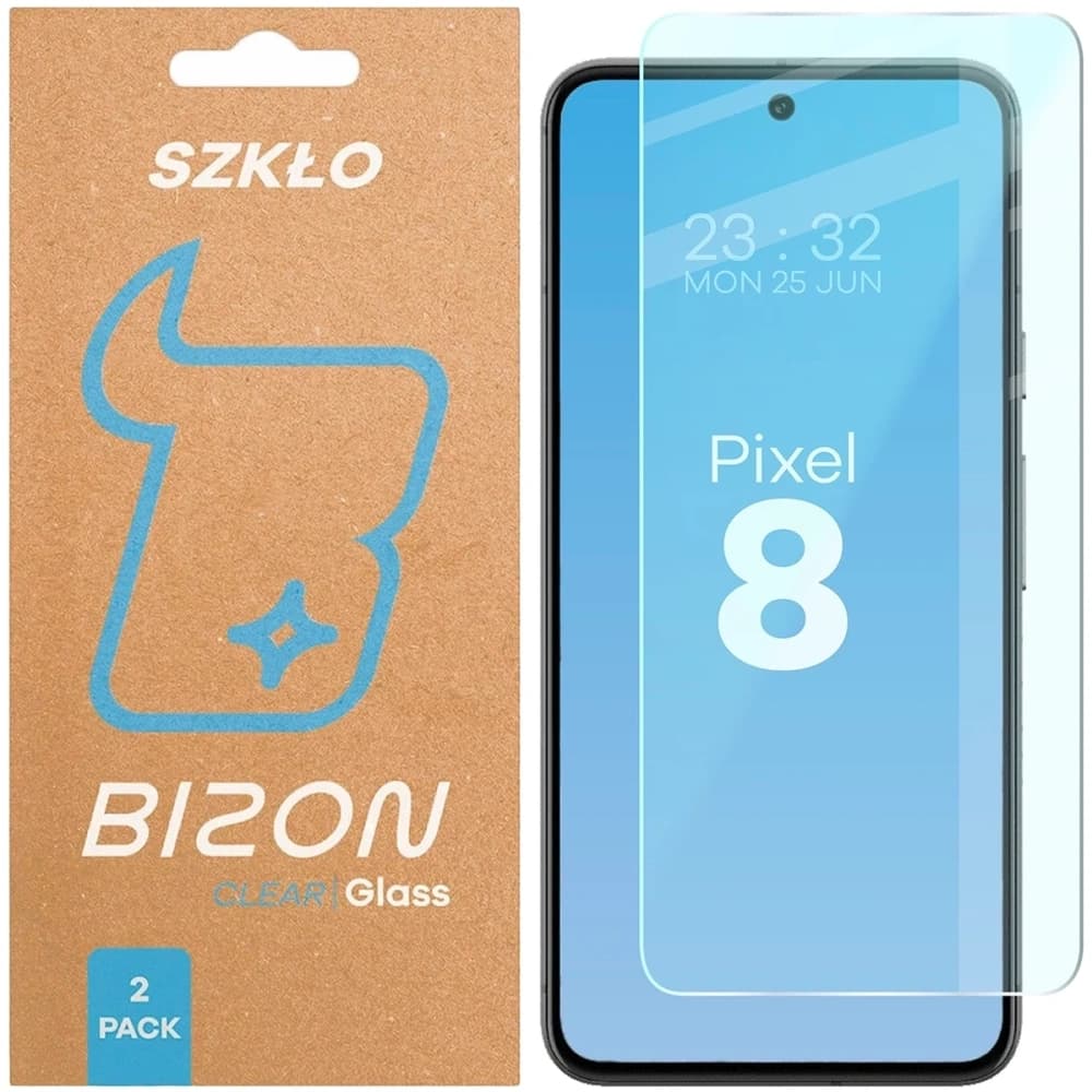 Bizon Glass Clear Duo Google Pixel 8 [2 PACHET] - 1