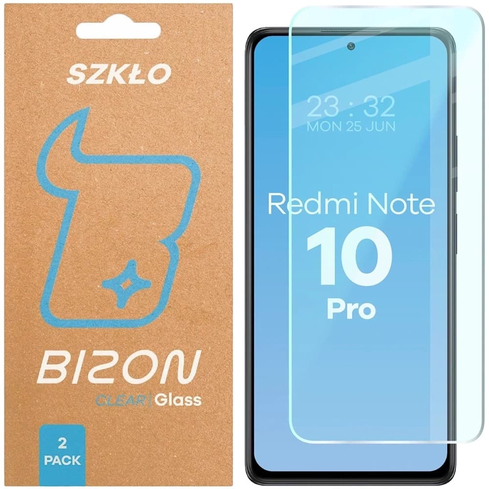 Bizon Glass Clear Duo Xiaomi Redmi Note 10 Pro [2 CSOMAG] - 1