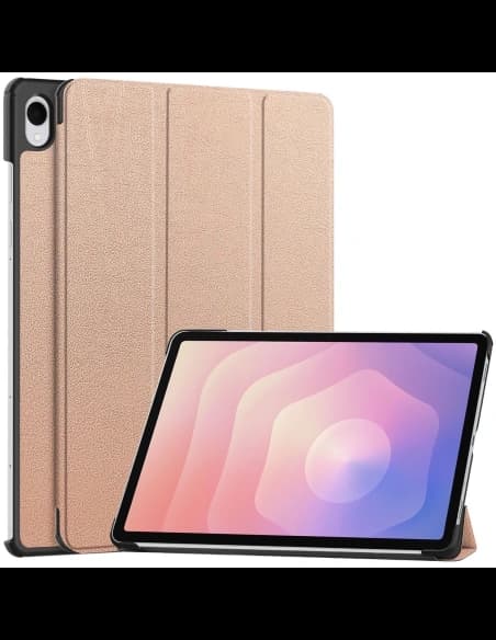 Bizon Case Tab Croc Samsung Galaxy Tab S11 růžové zlato