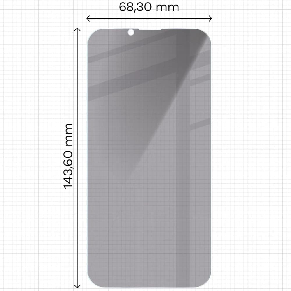 Bizon Glass Clear Shadow Apple iPhone 16e / 14 / 13 Pro / 13 tónovaný [2 BALENÍ] - 2