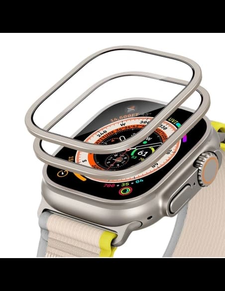ESR Armorite Sticlă Temperată Apple Watch Ultra 1 / 2 / 3 49mm Titan [2 PACHET]