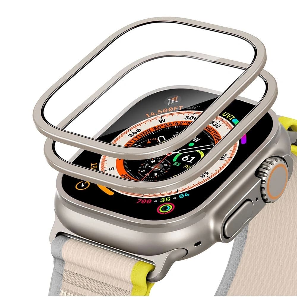 ESR Armorite Sticlă Temperată Apple Watch Ultra 1 / 2 / 3 49mm Titan [2 PACHET] - 1