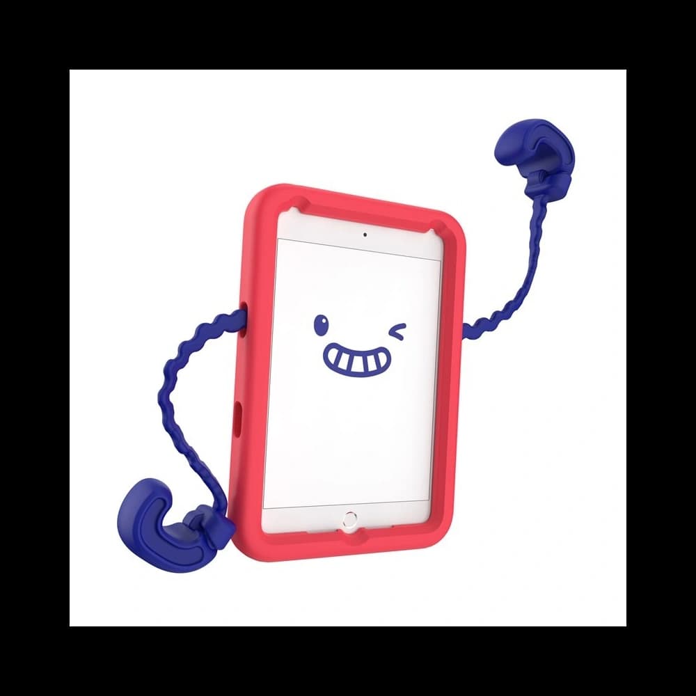 Etui Speck Case-E Apple iPad mini 7.9 2015/2019 (4. és 5. generáció) rugalmas állványzattal Sandia Red/Brilliant Blue