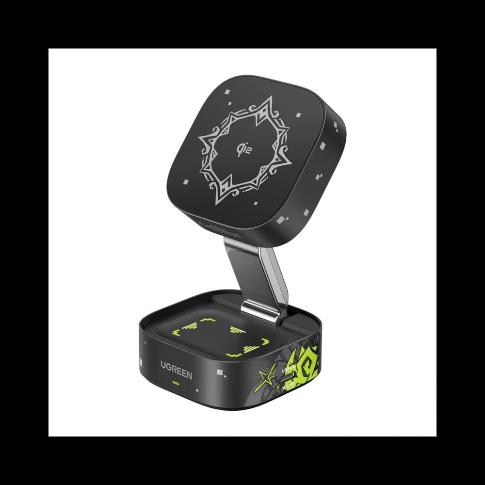 UGREEN W702 Qi2 2-in-1 Wireless Charger Genshin Impact Series Apple iPhone AirPods 25W + 1m USB-C Cable - 1