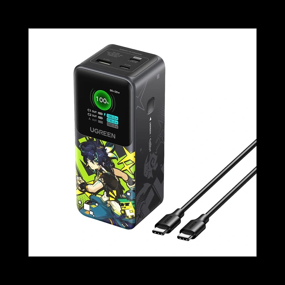 UGREEN Powerbank de 20000mAh PB721 Seria Genshin Impact 130W USB-A + 2xUSB-C - 1