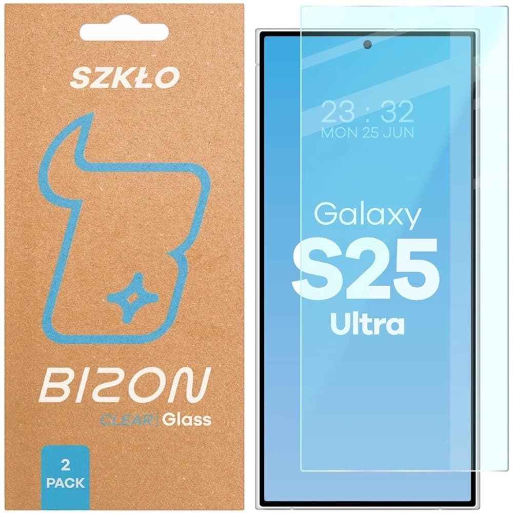 Bizon Glass Clear Duo Samsung Galaxy S25 Ultra [2 CSOMAG] - 1