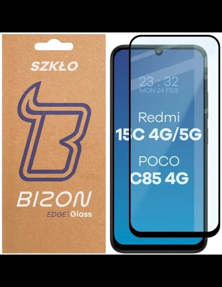 Bizon Glass Edge 2 Xiaomi Redmi 15C 4G / 5G / POCO C85 4G 173mm černý rám