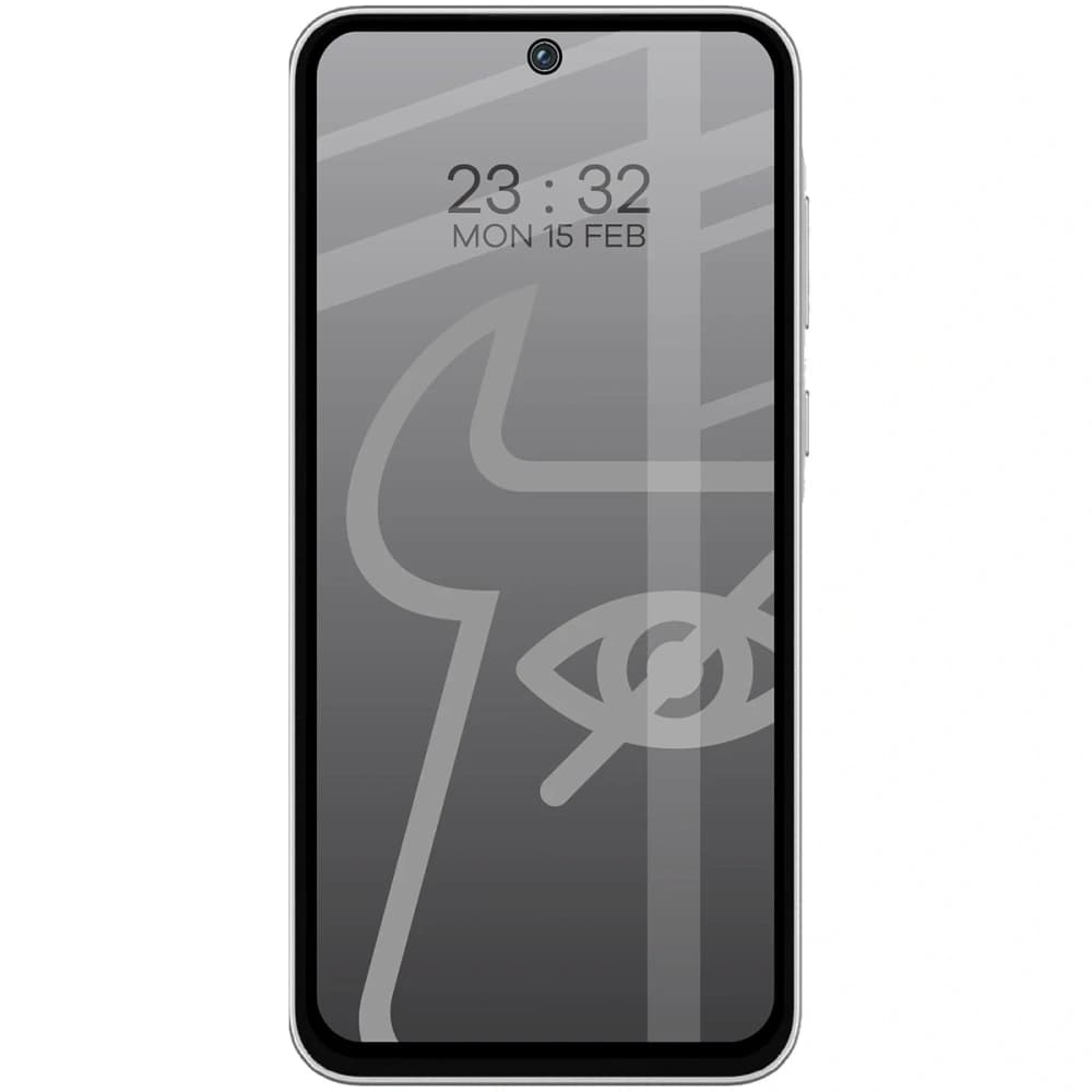 Bizon Glass Edge Shadow Duo Samsung Galaxy M35 5G / A35 5G / A55 5G getönt mit einem schwarzen Rahmen [2 PACK] - 3