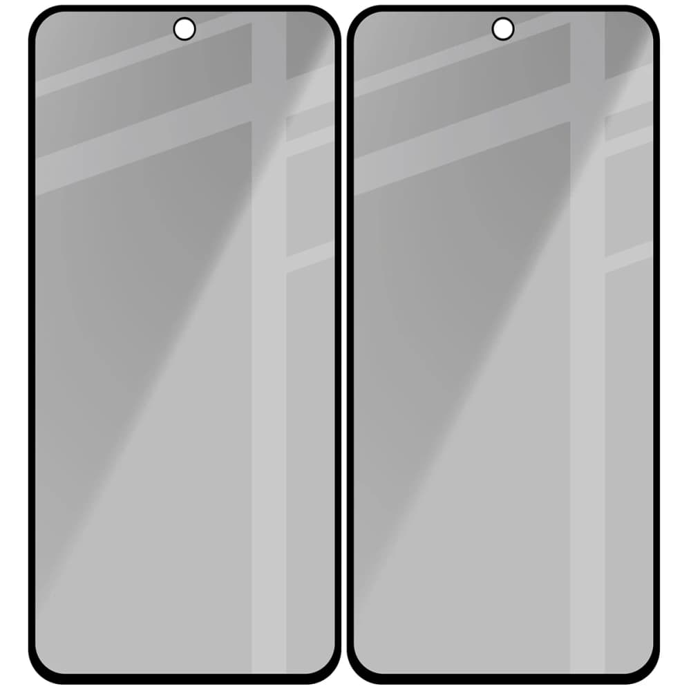 Bizon Glass Edge Shadow Duo Samsung Galaxy M35 5G / A35 5G / A55 5G getönt mit einem schwarzen Rahmen [2 PACK] - 4