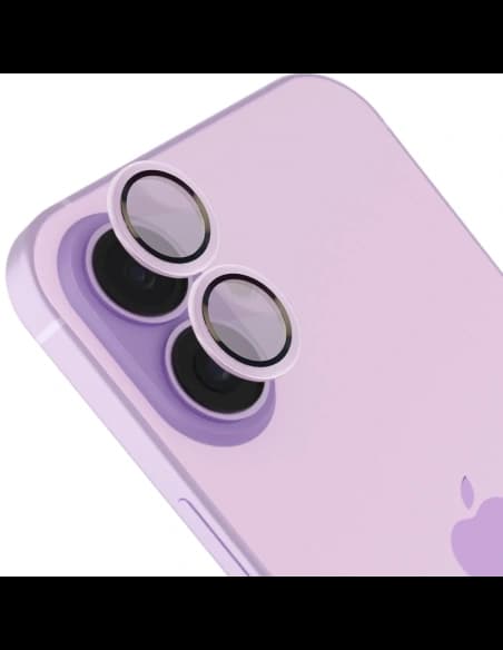 Bizon Glass Snap Lens Apple iPhone 17 levandulový rám