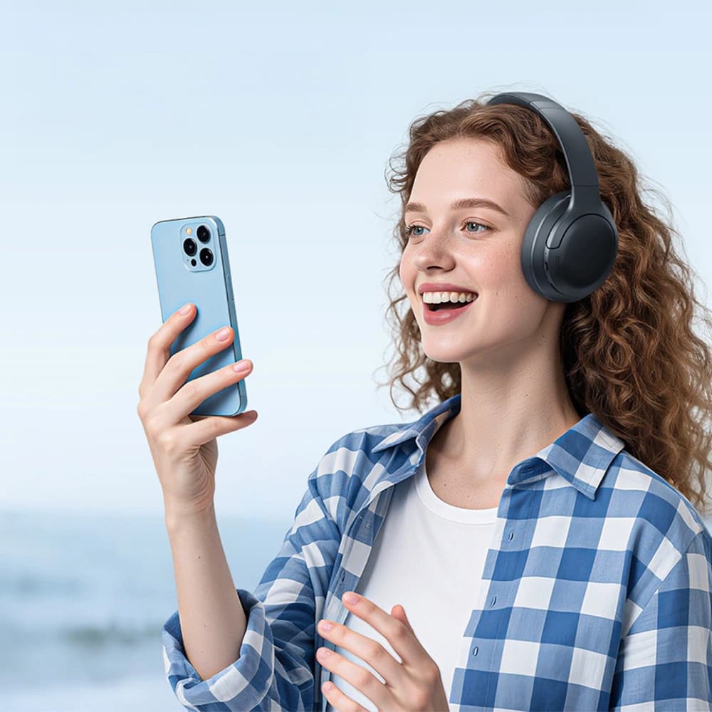 Baseus Bass BH1 Lite Wireless Over-Ear Headphones Bluetooth 6.0 Black - 12