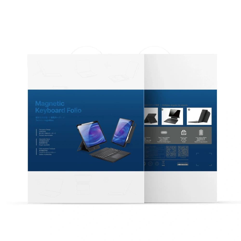 Dux Ducis DK serie Samsung Tab S10 FE+ Plus cu evidențiere neagră - 10