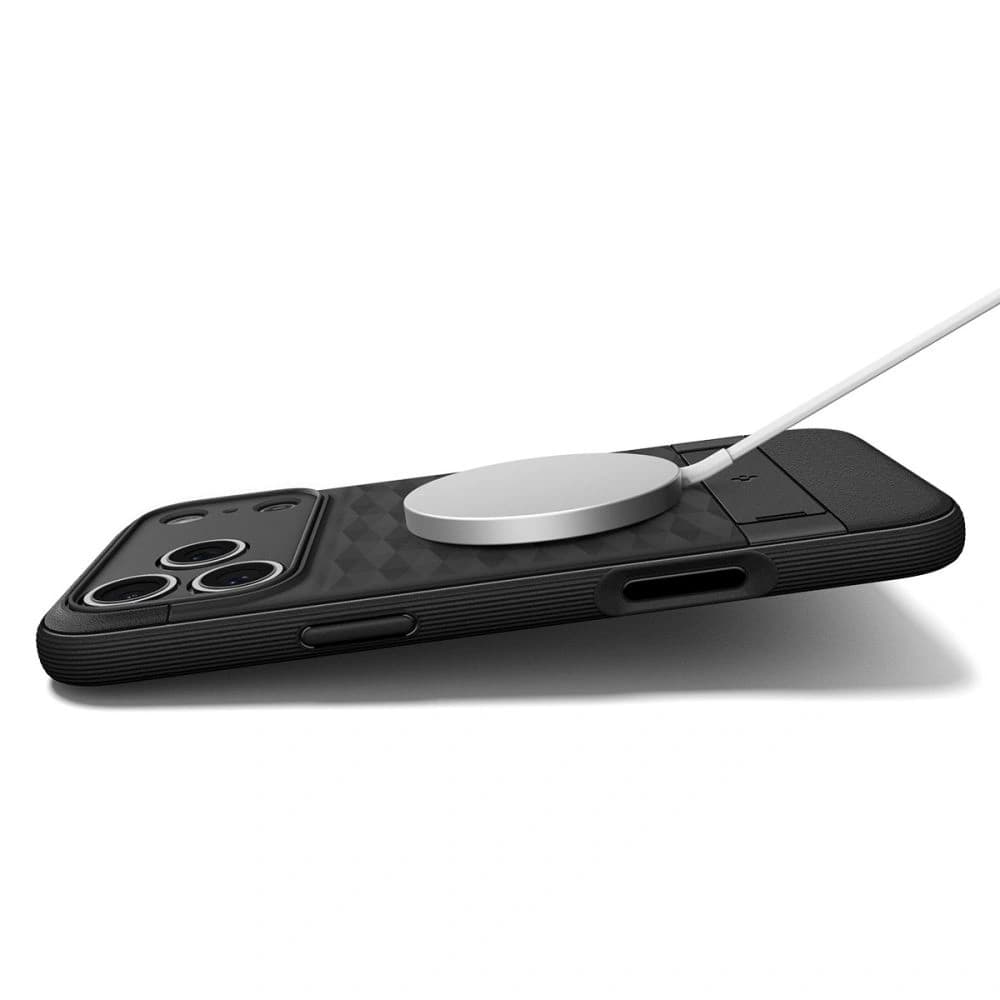 Spigen Parallax S Mag MagSafe Apple iPhone 17 Pro Matná černá - 9