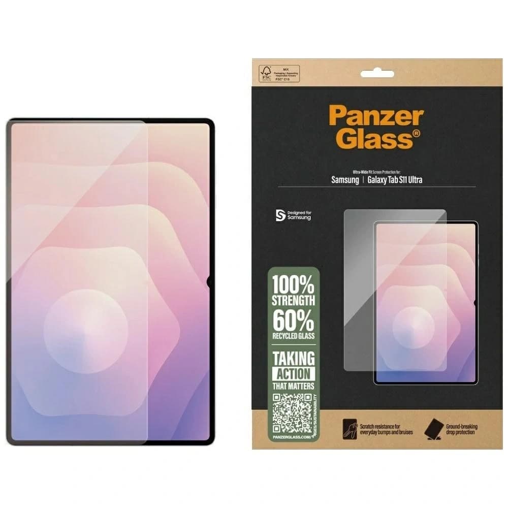 PanzerGlass Ultra-Wide Fit pentru Samsung Galaxy Tab S11 Ultra