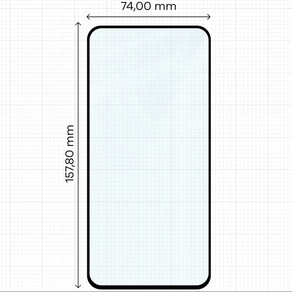 Bizon Glass Edge Duo Samsung Galaxy M35 5G / A35 5G / A55 5G black frame [2 PACK] - 2